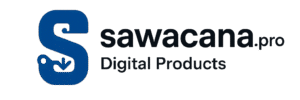 Logo Sawacana.pro toko online produk digital download