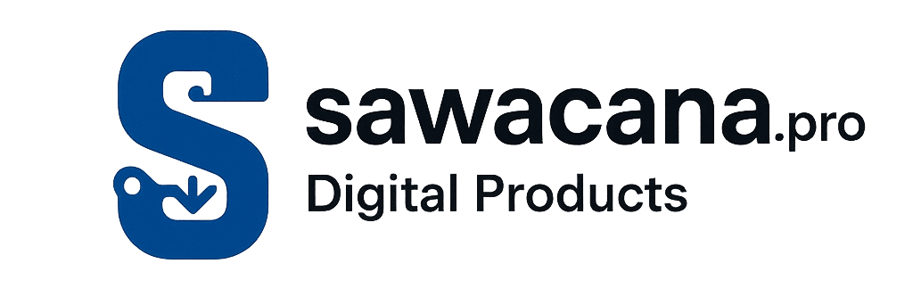 Logo Sawacana.pro toko online produk digital download